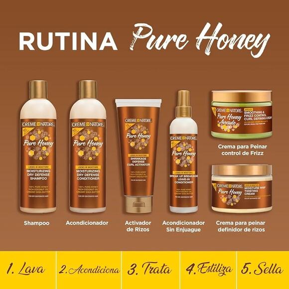 Coconut Oil & Shea Butter Shampoo by Creme of Nature,Dry Defense for Damaged - Picture 3 of 5